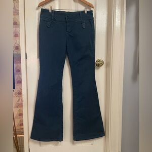 Blue Flared Jeans